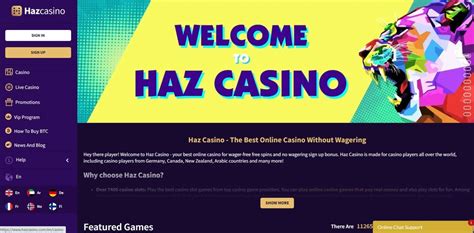 haz casino promo code